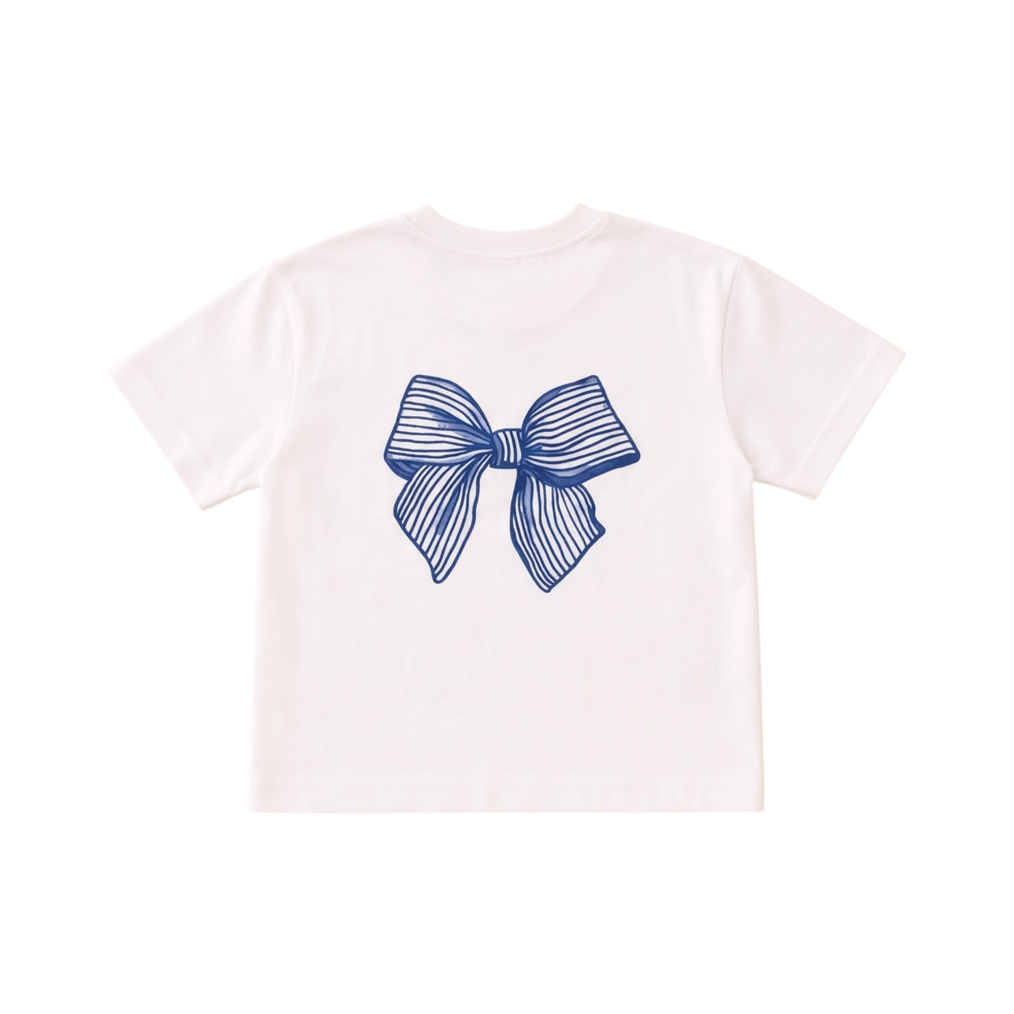 Blue Bow Oversized Tee