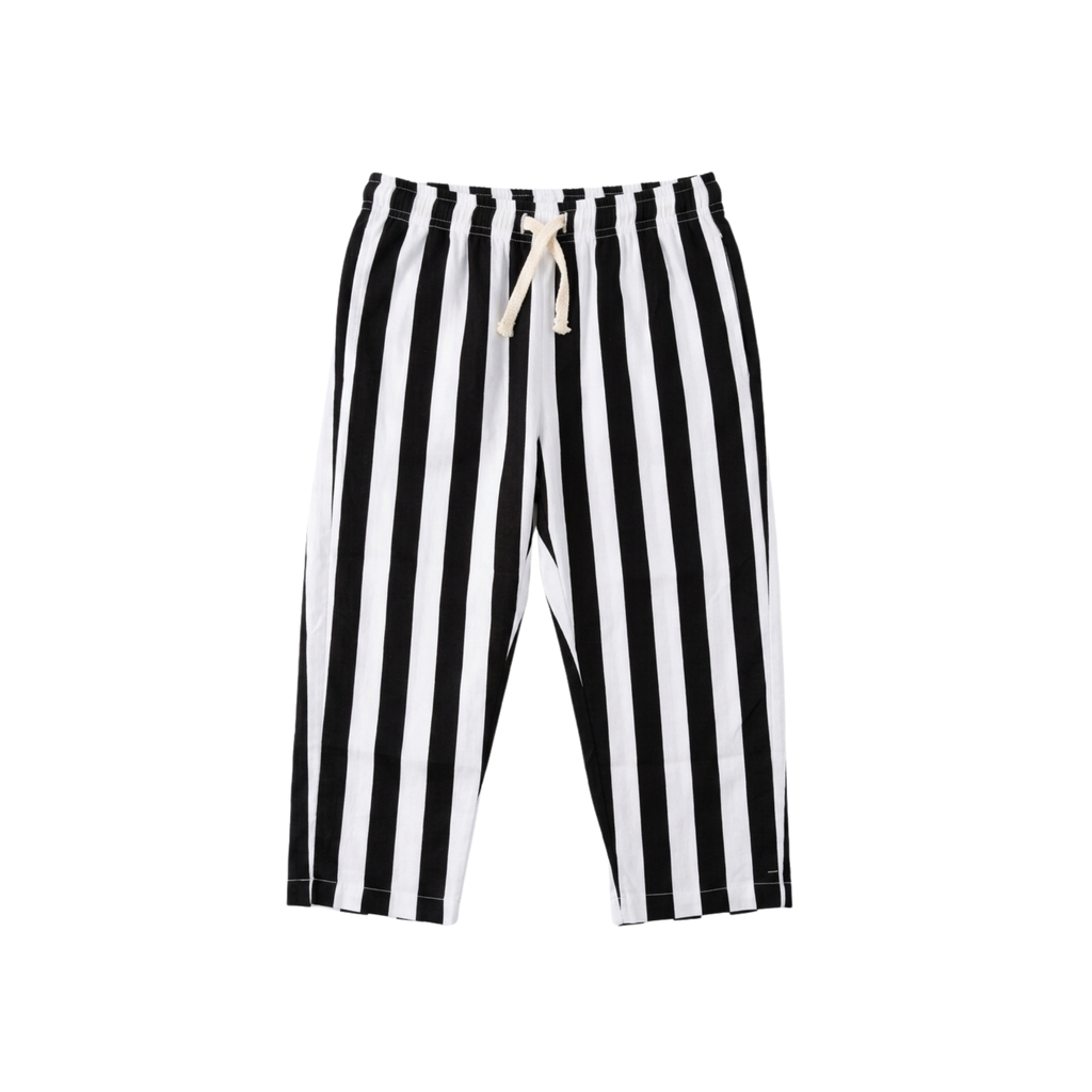 Striped Pants — Black & White