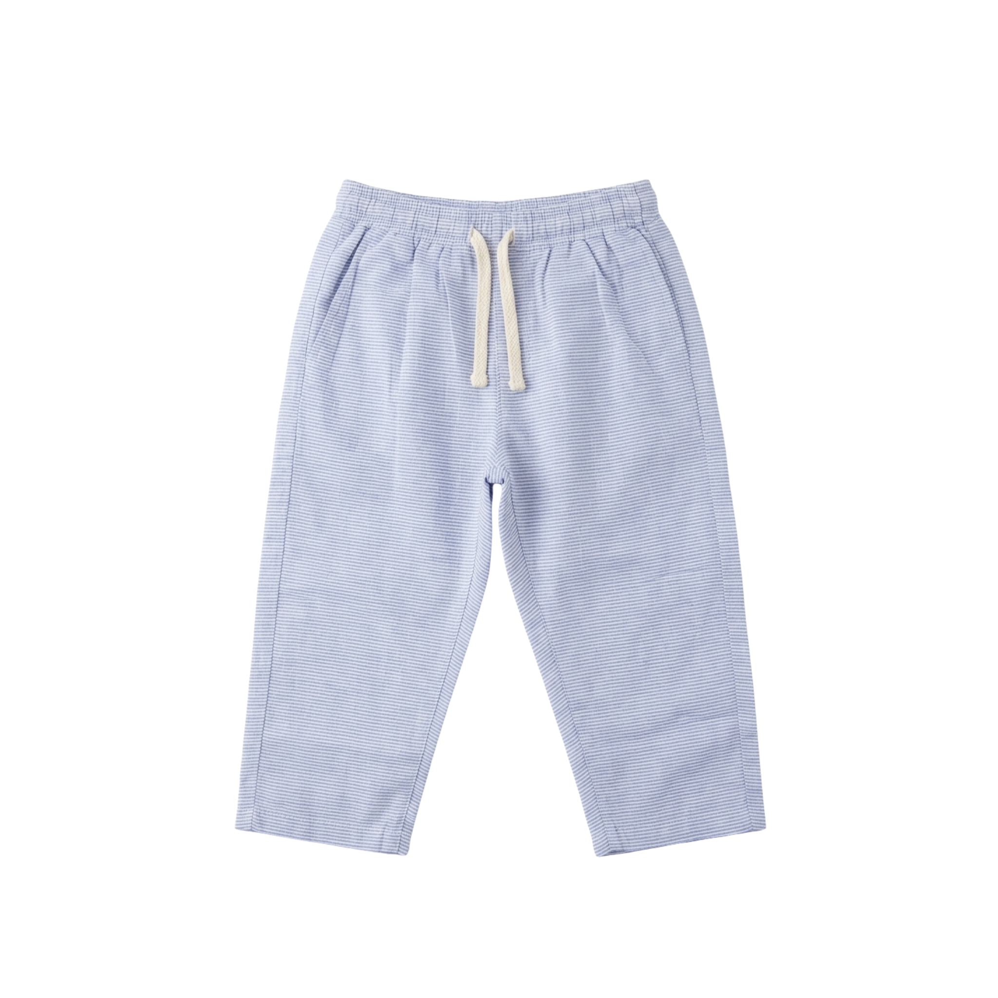 Striped Pants — Blue & White