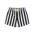Striped Shorts — Black & White