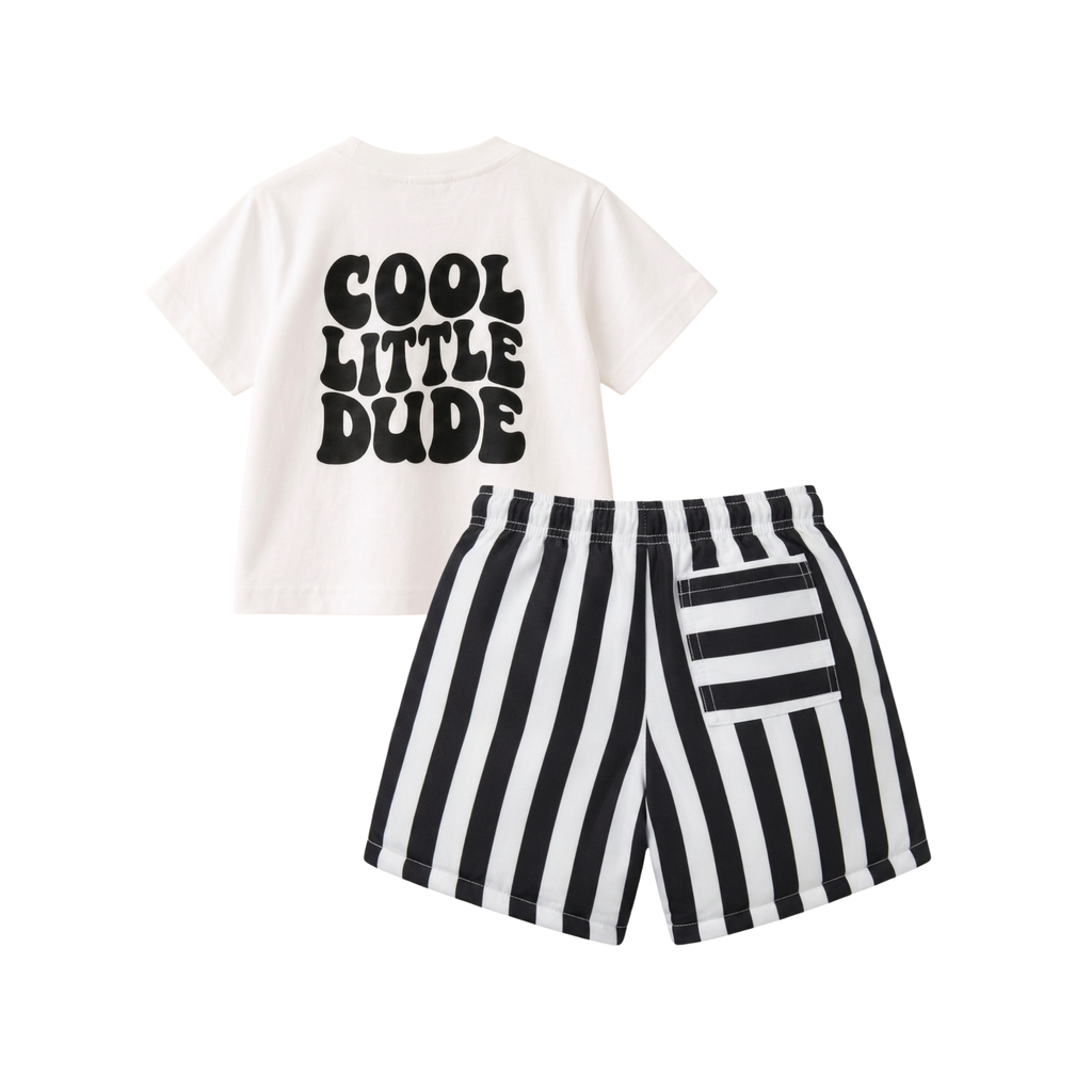 Smiley Tee & Shorts Set